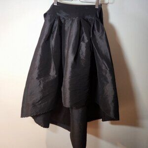 Unique small fashion nova elegant Black High-Low Skirt